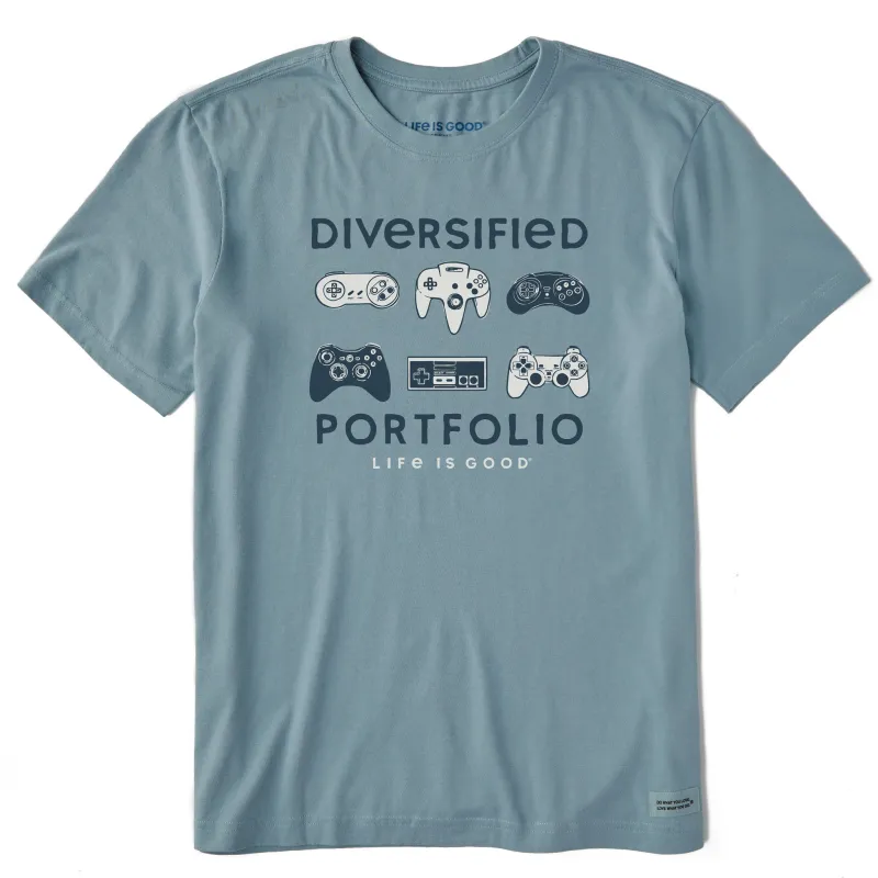 Men's Diversified Controller Portfolio Short Sleeve Crusher Tee sold by Life is Good