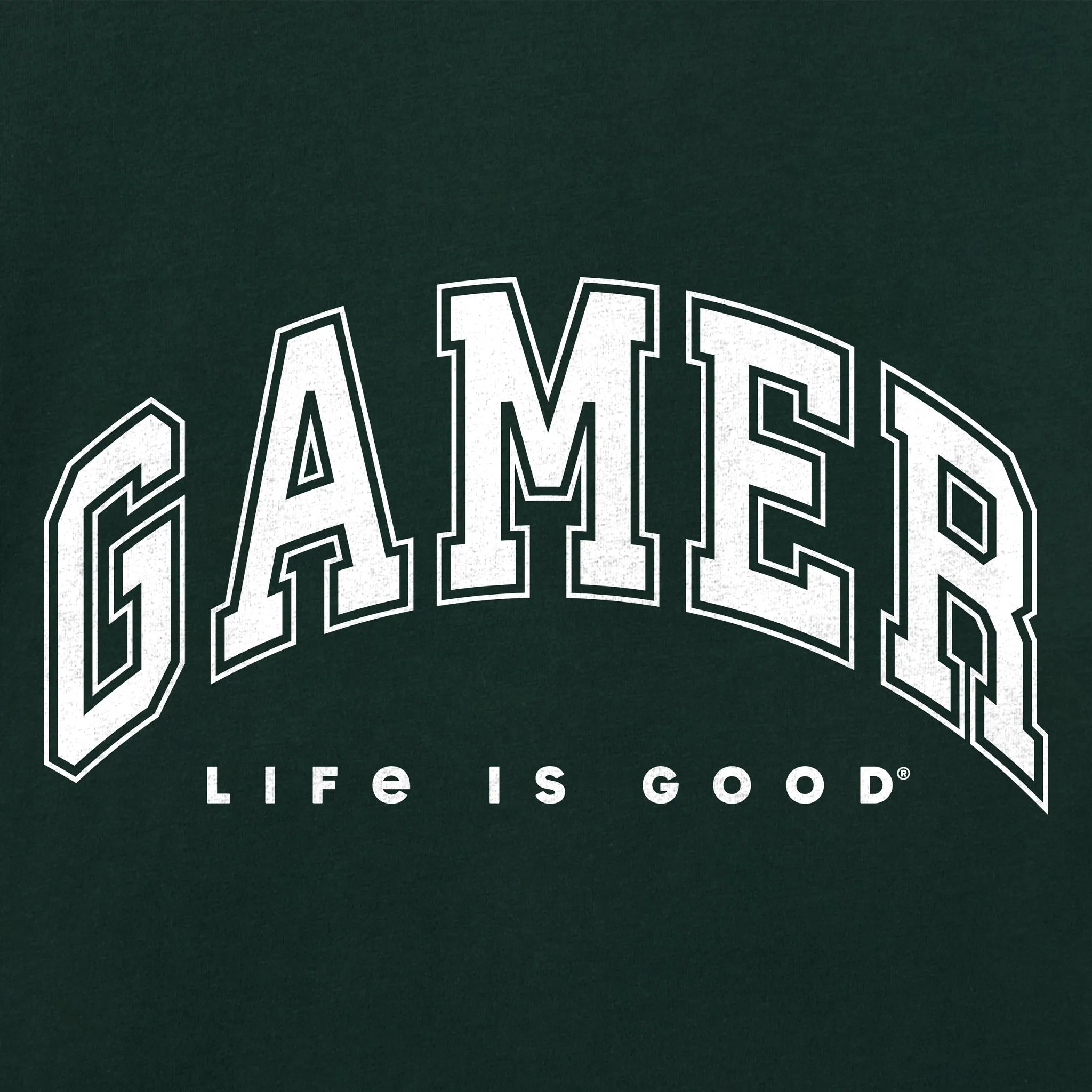 Men's Gamer Arch Short Sleeve Crusher Tee sold by Life is Good product image thumbnail 2