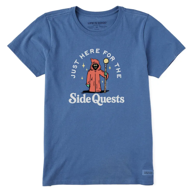 Women's Just Here for the Side Quests Short Sleeve Tee sold by Life is Good