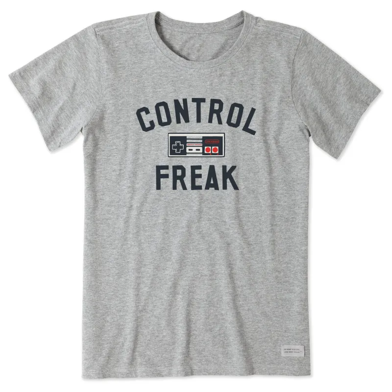 Women's Control Freak Short Sleeve Tee sold by Life is Good