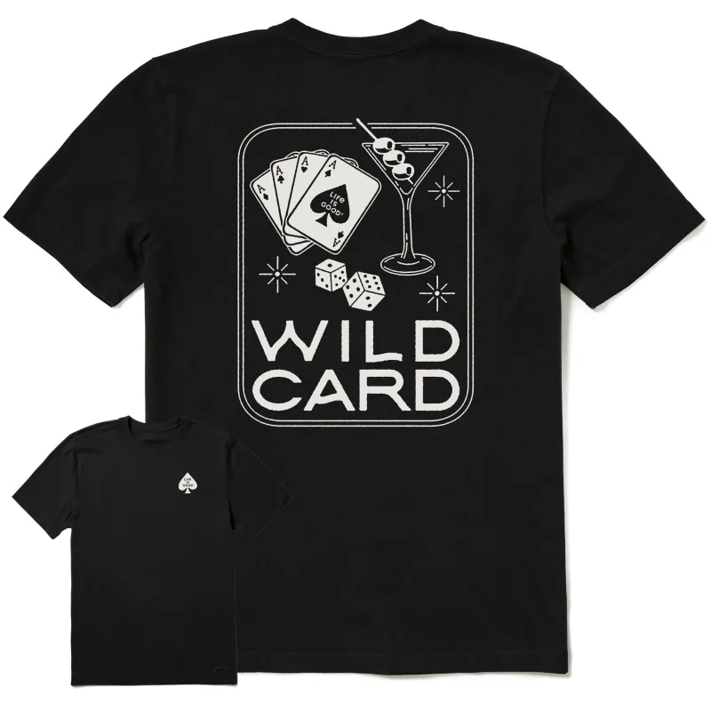 Men's Wild Card Short Sleeve Tee sold by Life is Good
