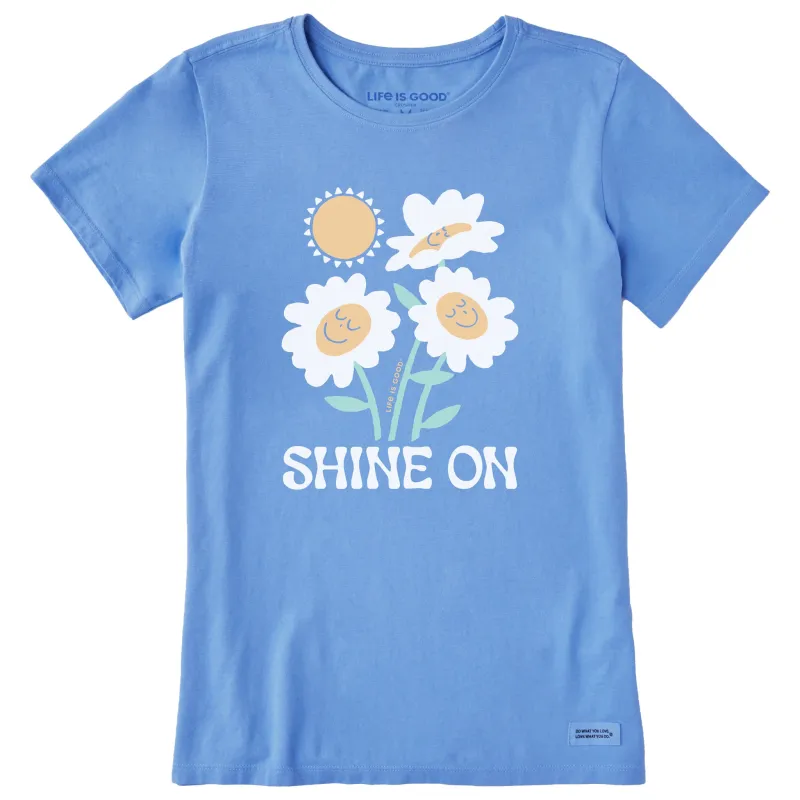 Women's Shine On Daisies Short Sleeve Tee sold by Life is Good