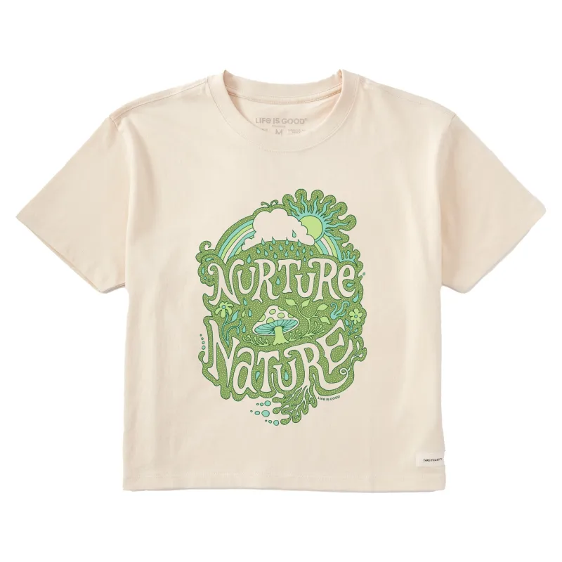 Women's Nurture Nature Short Sleeve Crusher Boxy Tee sold by Life is Good
