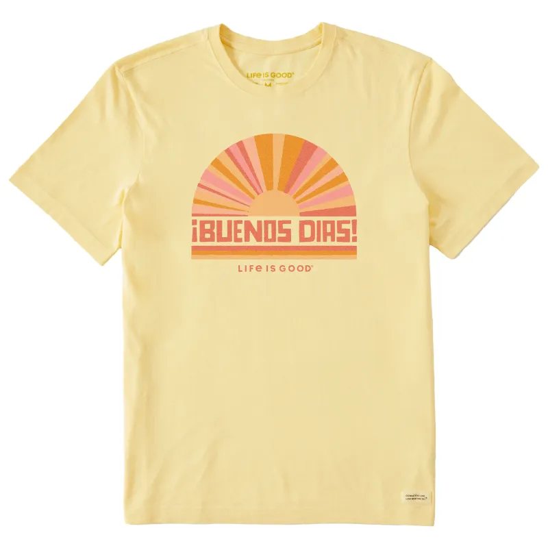 Men's Buenos Dias Short Sleeve Tee sold by Life is Good
