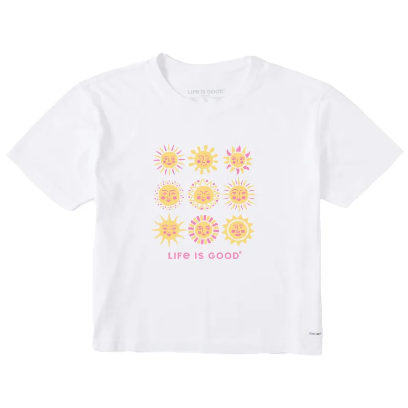 Women's Sun Grid Short Sleeve Crusher Boxy Tee sold by Life is Good