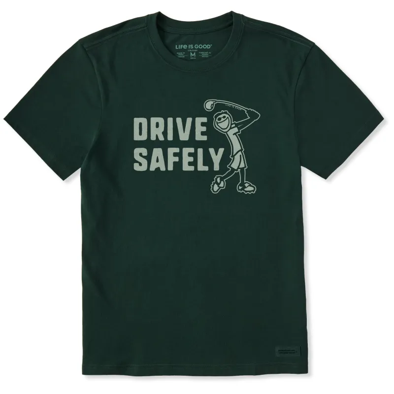 Men's Drive Safely Jake Short Sleeve Crusher Tee made by Life is Good