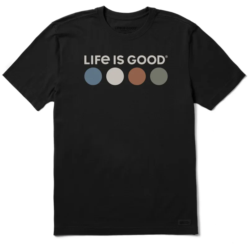 Men's LIG Color Circles Short Sleeve Crusher Tee sold by Life is Good