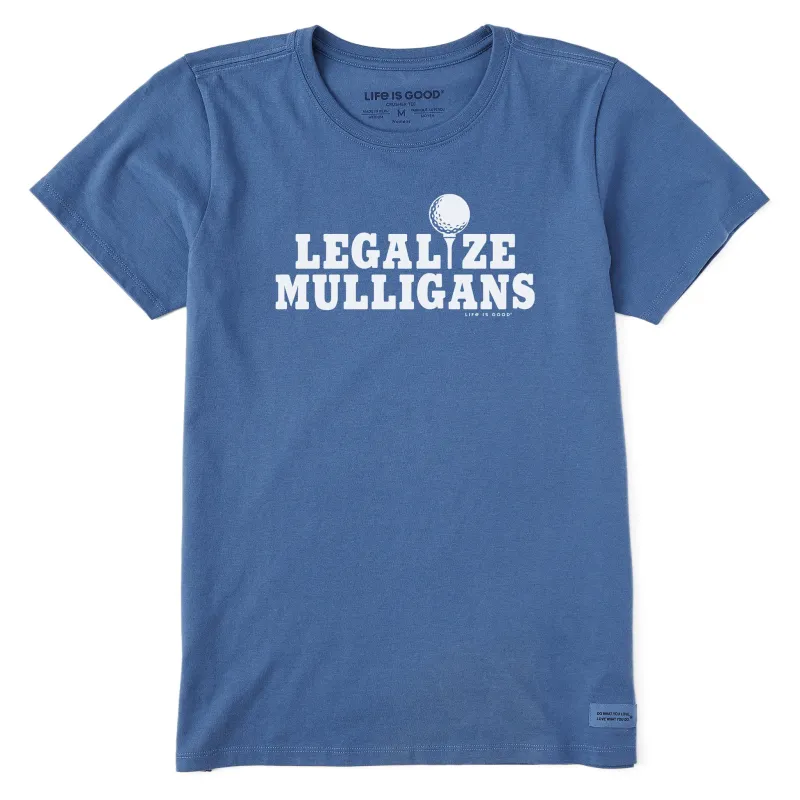 Women's Legalize Mulligans Golf Short Sleeve Tee sold by Life is Good