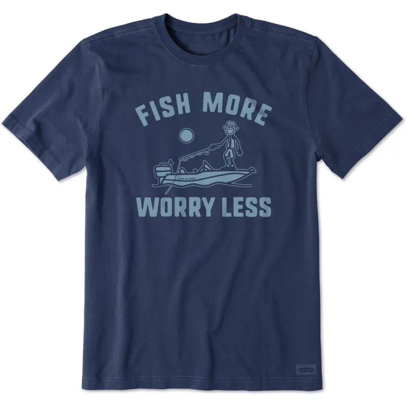 Men's Fish More Jake Short Sleeve Tee sold by Life is Good