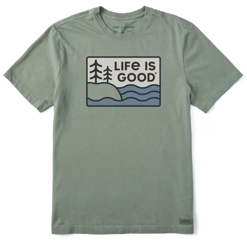Men's Water is Good Short Sleeve Tee sold by Life is Good