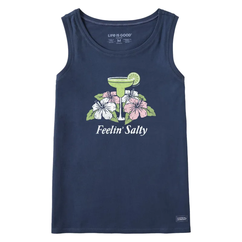 Women's Feelin' Salty Margarita Crusher Tank sold by Life is Good