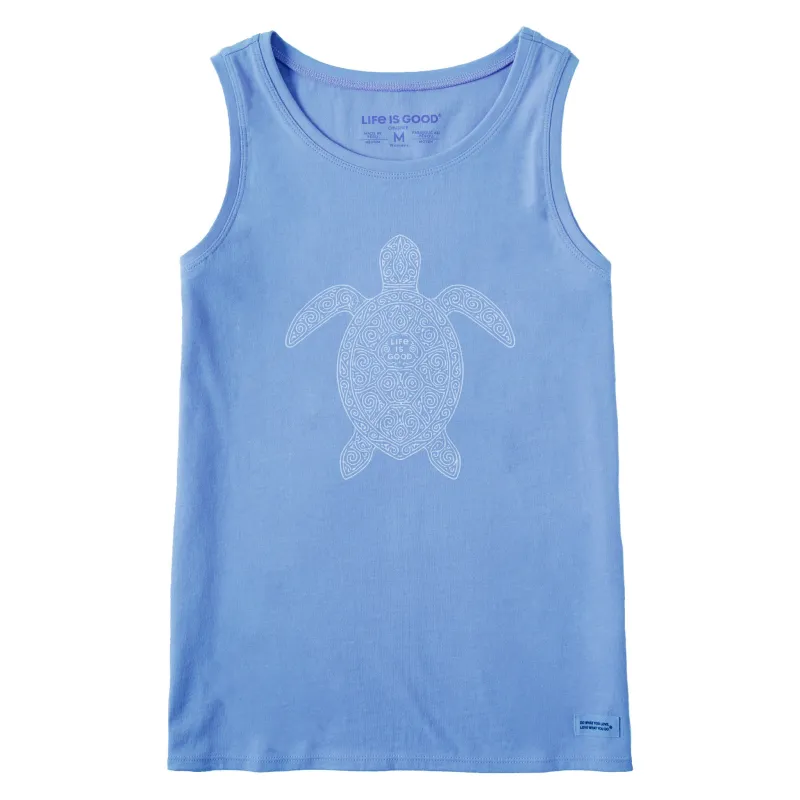 Women's Patterned Turtle Crusher Tank sold by Life is Good