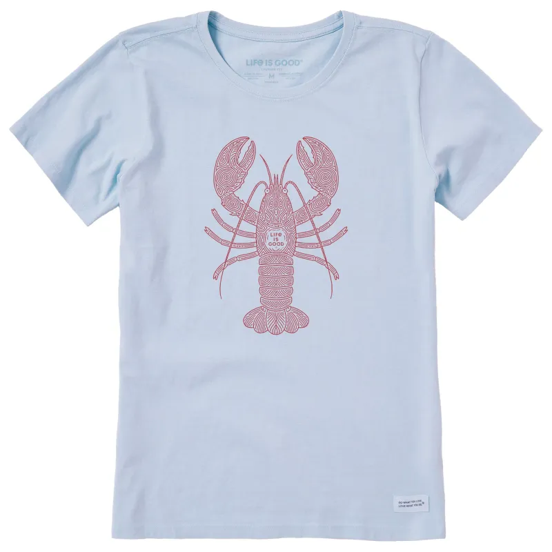 Women's Patterned Lobstah Short Sleeve Crusher Tee sold by Life is Good