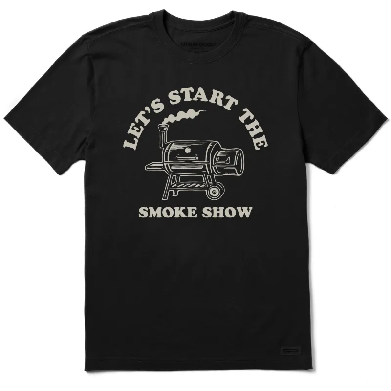 Men's Start the Smoke Show Short Sleeve Tee sold by Life is Good