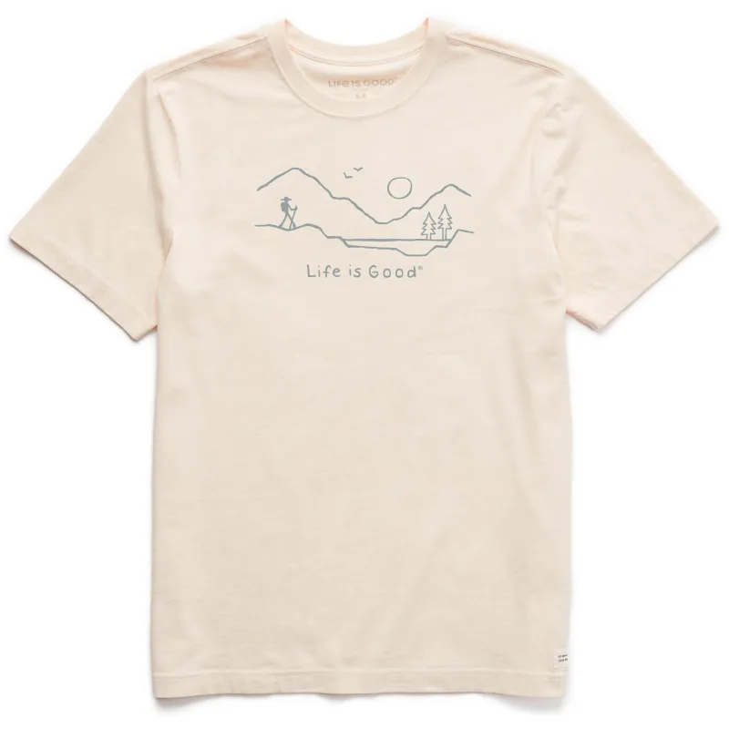 Men's Hike Mountain Vista Short Sleeve Crusher Tee sold by Life is Good