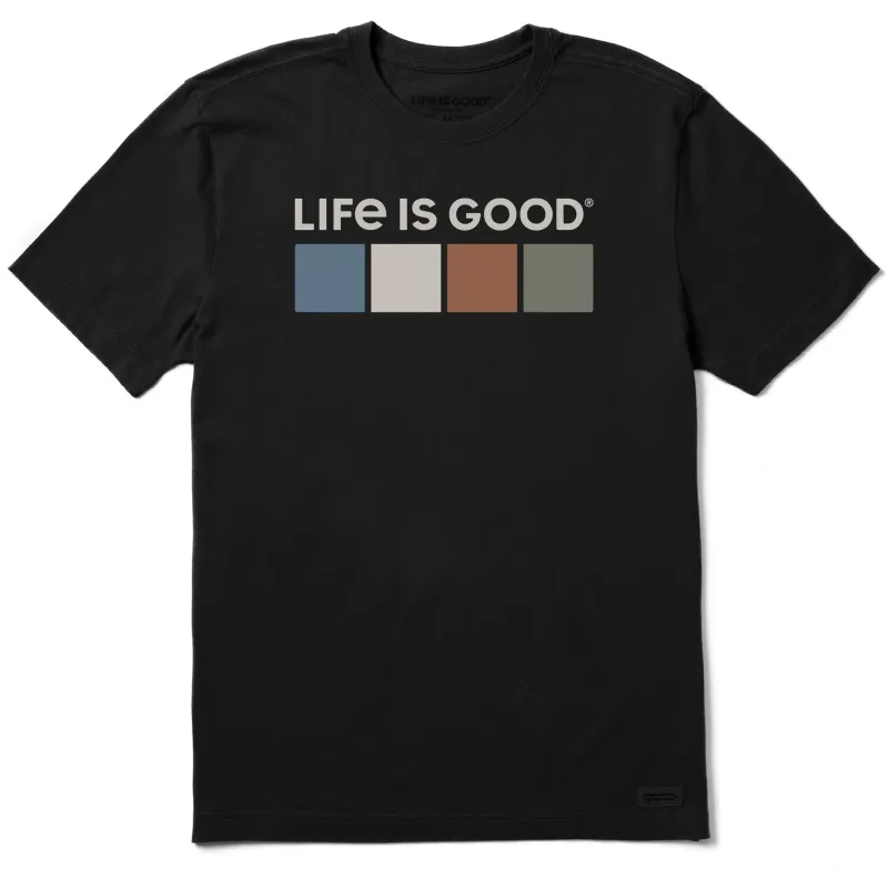 Men's LIG Color Squares Short Sleeve Crusher Tee sold by Life is Good