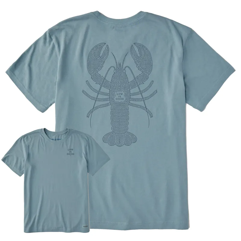 Men's Patterned Lobstah Short Sleeve Crusher Tee sold by Life is Good