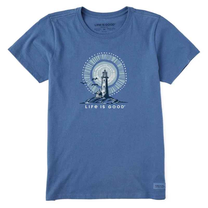 Women's Radiant Lighthouse Short Sleeve Tee sold by Life is Good