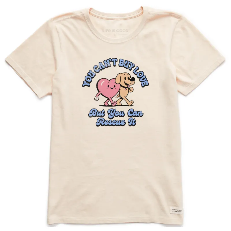 Women's Rescue Love Mascots Short Sleeve Crusher Tee sold by Life is Good