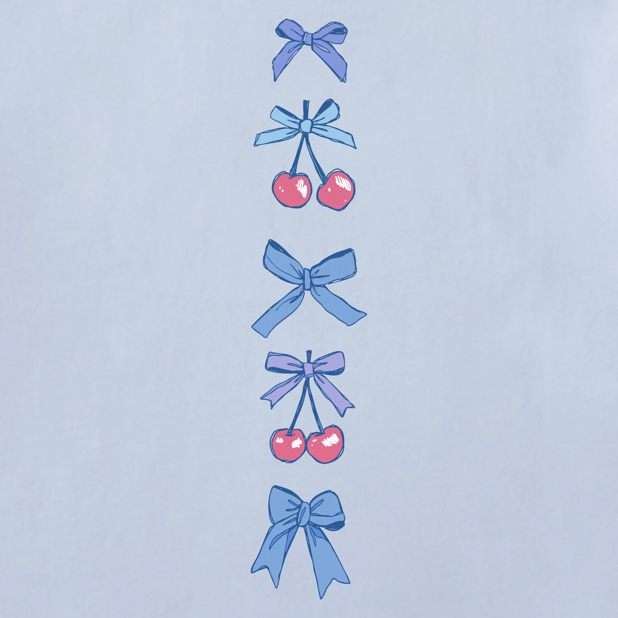 Women's Bows and Cherries Long Sleeve Crusher Tee sold by Life is Good product image thumbnail 3