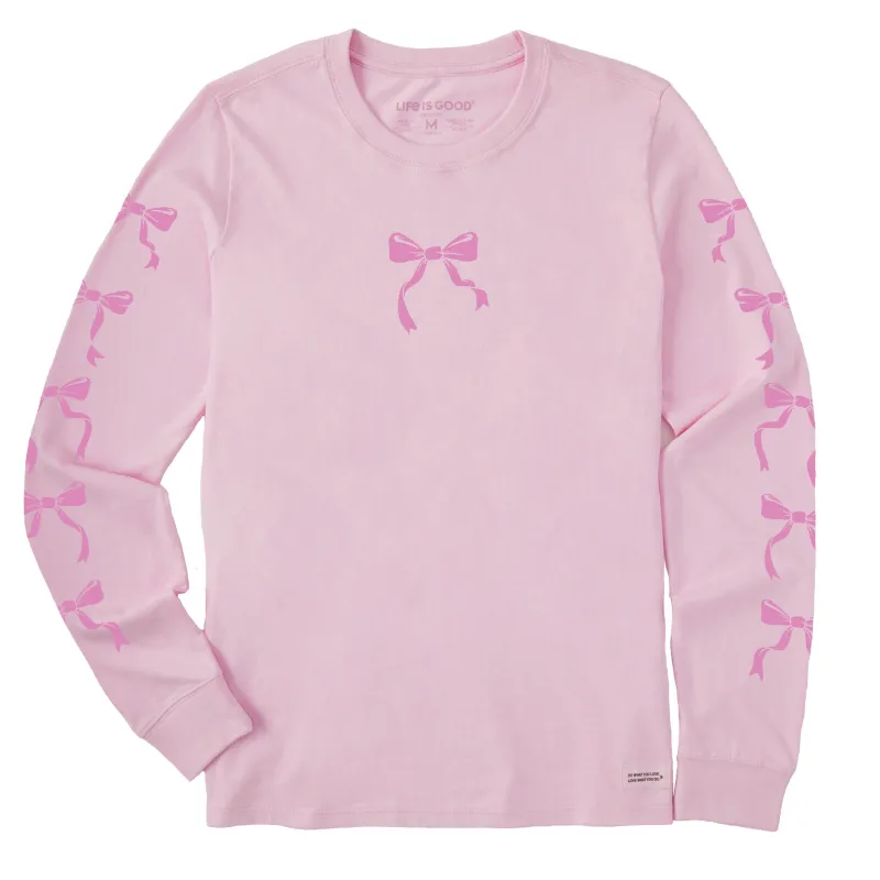 Women's Bows Long Sleeve Crusher Tee sold by Life is Good