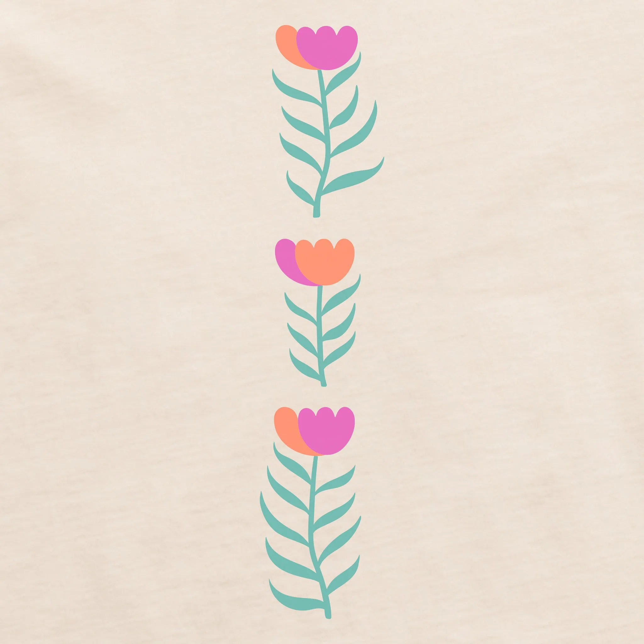 Women's Optimism in Bloom Tulips Long Sleeve Crusher Boxy Tee sold by Life is Good product image thumbnail 3