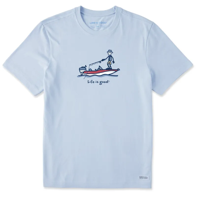 Men's Boat Fish Jake Short Sleeve Crusher Tee sold by Life is Good