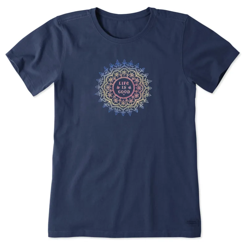 Women's Antique Mandala Short Sleeve Crusher Tee sold by Life is Good