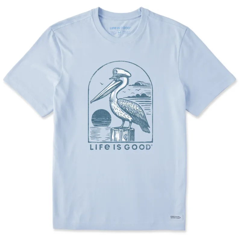 Men's Pelican Short Sleeve Crusher-LITE Tee sold by Life is Good