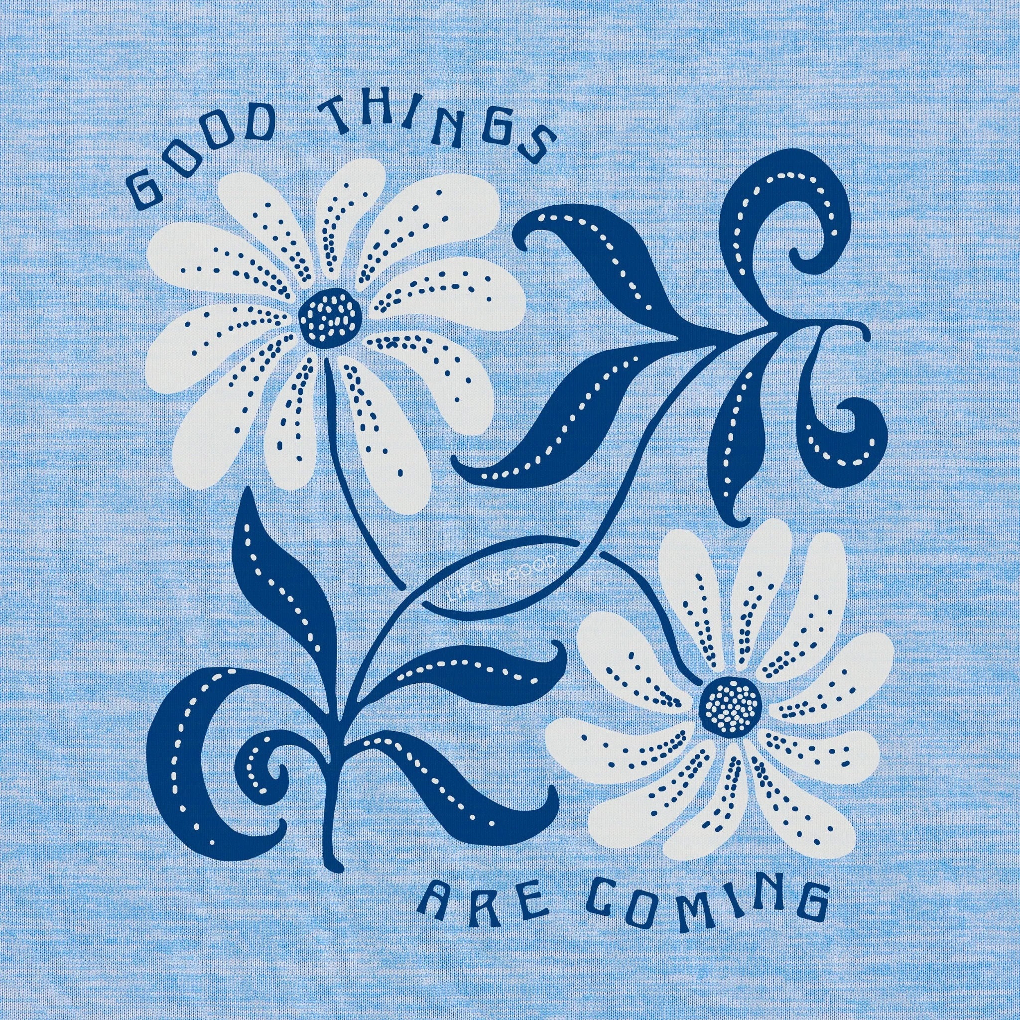 Women's Good Things are Coming Daisies Long Sleeve Sun Crusher Tee sold by Life is Good product image thumbnail 4