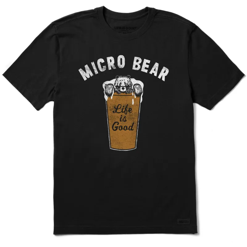 Men's Micro Bear Short Sleeve Crusher Tee sold by Life is Good
