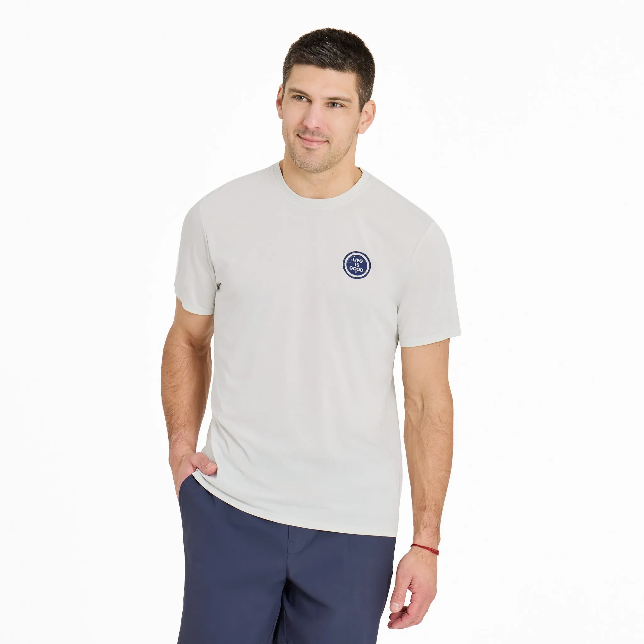 Men's Sunset Bird Dance Sun Crusher Tee sold by Life is Good