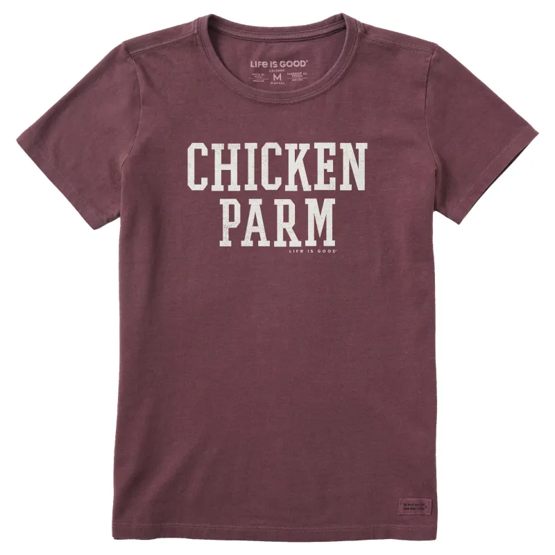 Women's Chicken Parm Short Sleeve Crusher Tee sold by Life is Good