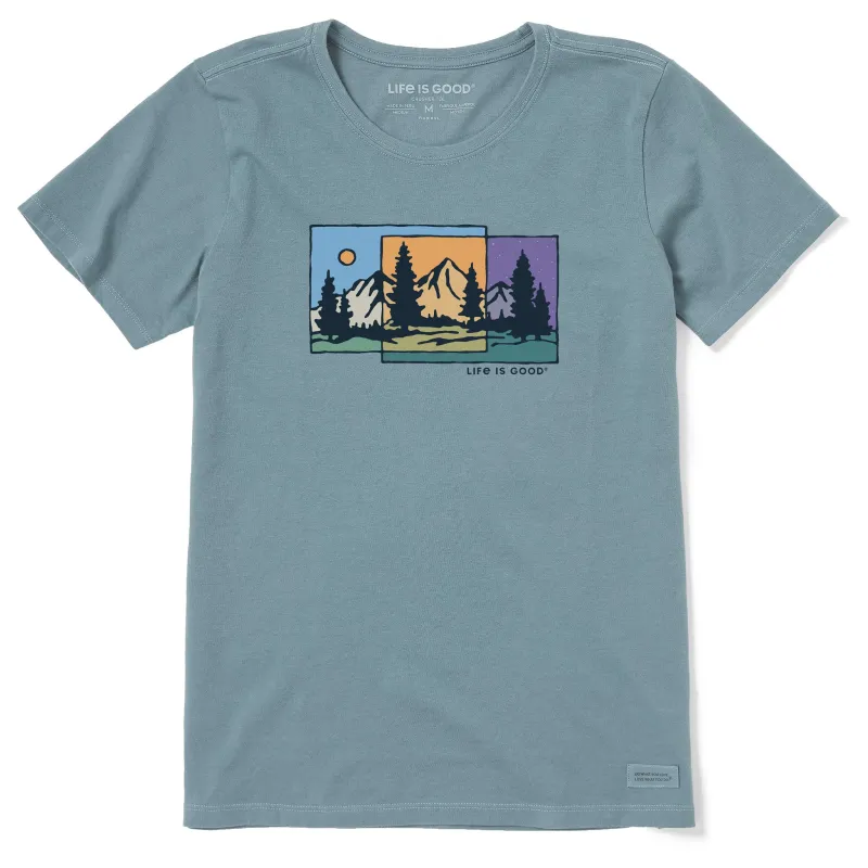 Women's All Day All Night Short Sleeve Crusher Tee sold by Life is Good