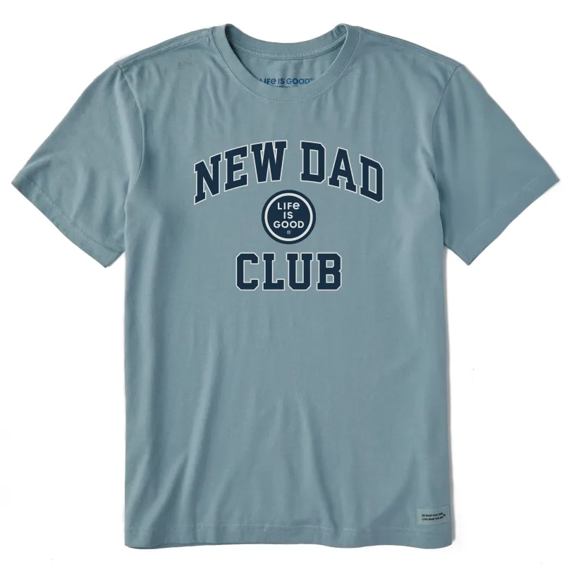 Men's New Dad Club Short Sleeve Crusher Tee sold by Life is Good