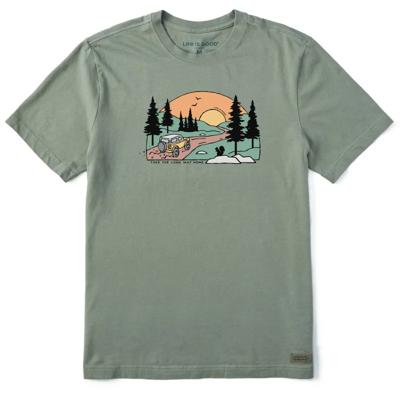 Men's Take the Long Way Home Short Sleeve Tee sold by Life is Good