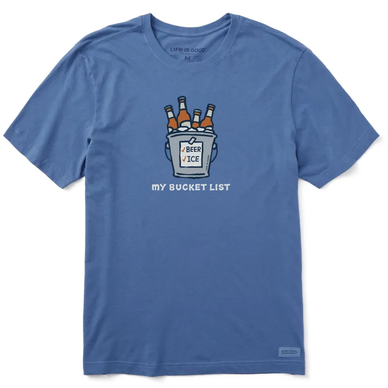 Men's My Bucket List Short Sleeve Tee sold by Life is Good
