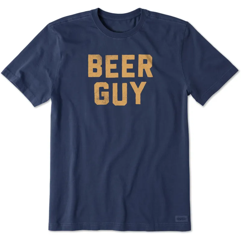 Men's Beer Guy Short Sleeve Tee sold by Life is Good