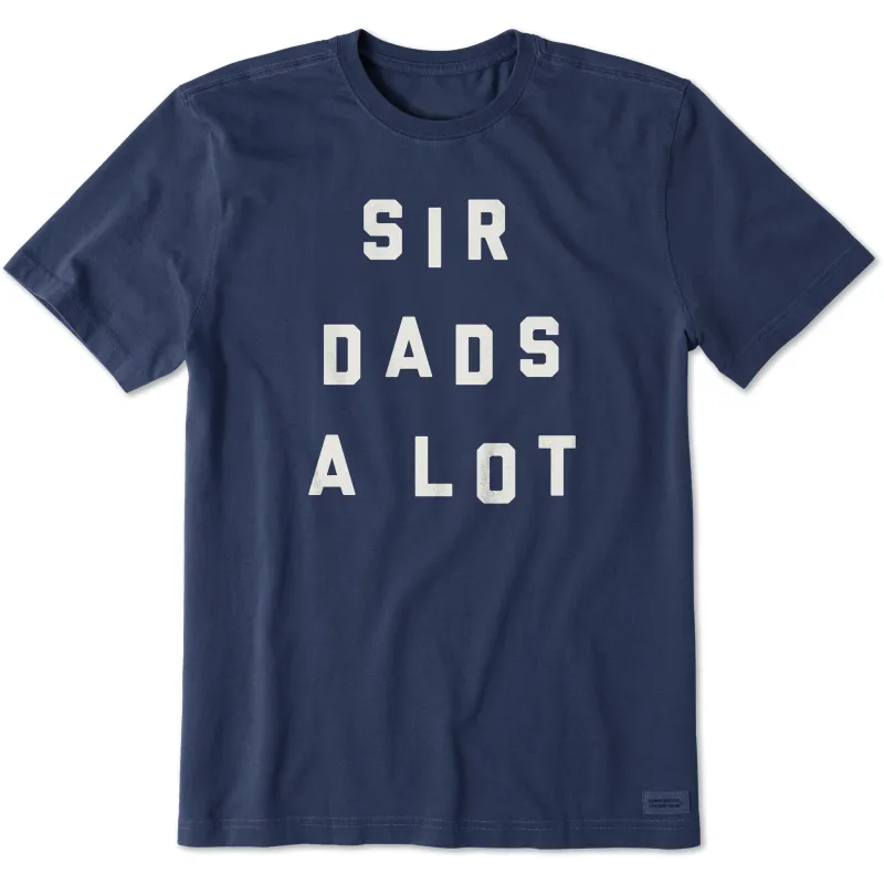 Men's Sir Dads A Lot Short Sleeve Tee sold by Life is Good