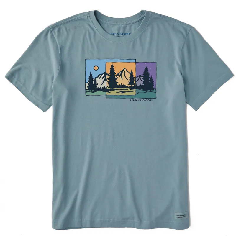 Men's All Day All Night Short Sleeve Crusher Tee sold by Life is Good