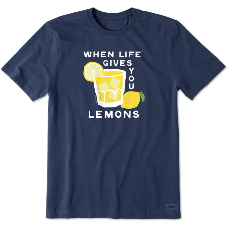 Men's When Life Gives You Lemonade Short Sleeve Tee sold by Life is Good