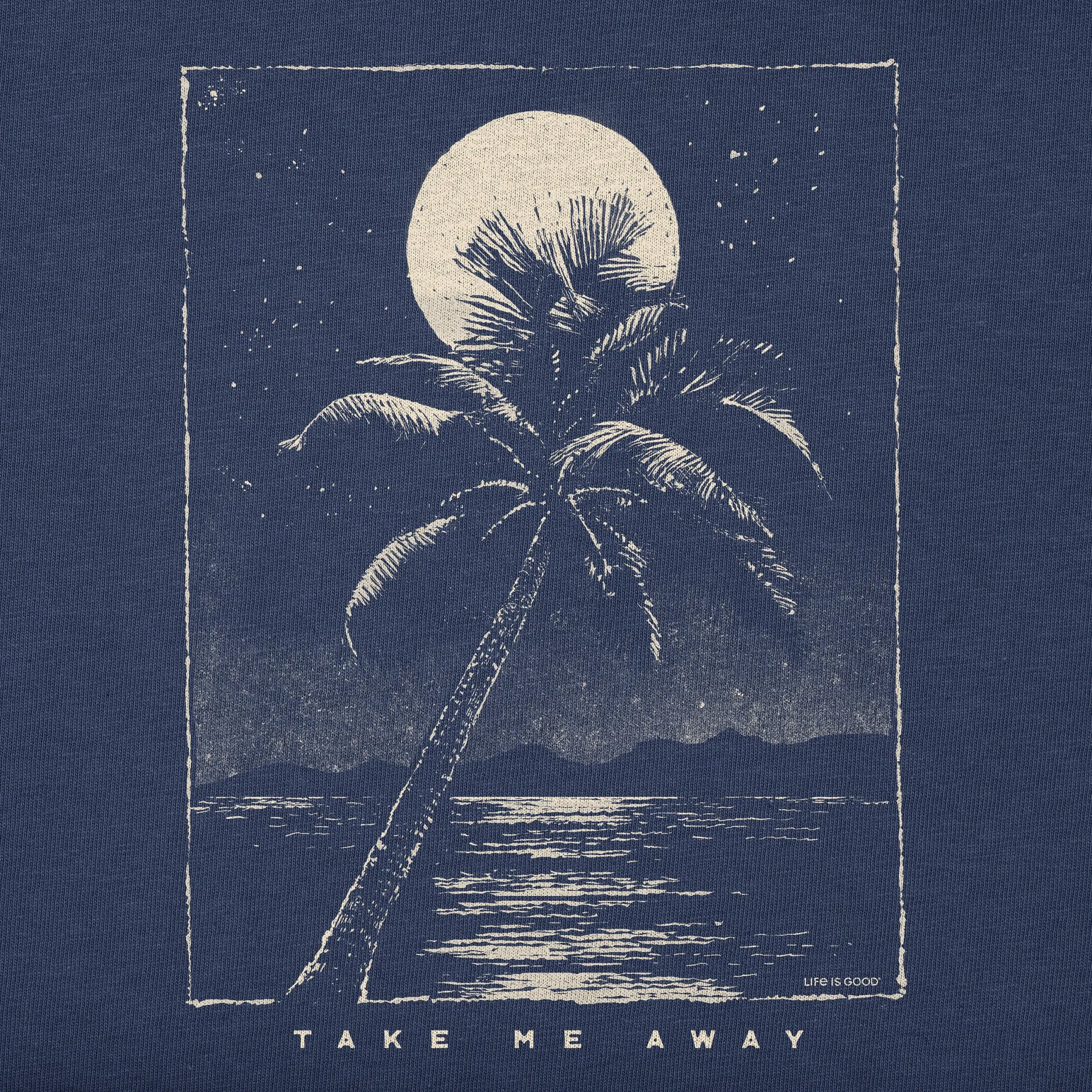 Women's Take Me Away Palm Short Sleeve Crusher Boxy Tee sold by Life is Good product image thumbnail 2