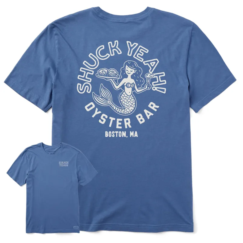 Men's Shuck Yeah Oyster Bar Short Sleeve Tee sold by Life is Good