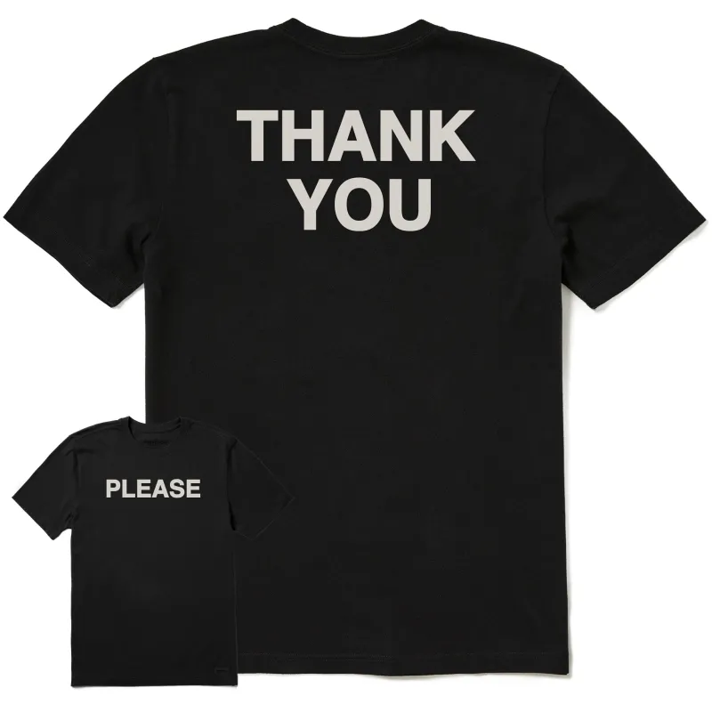 Men's Please Thank You Short Sleeve Tee sold by Life is Good