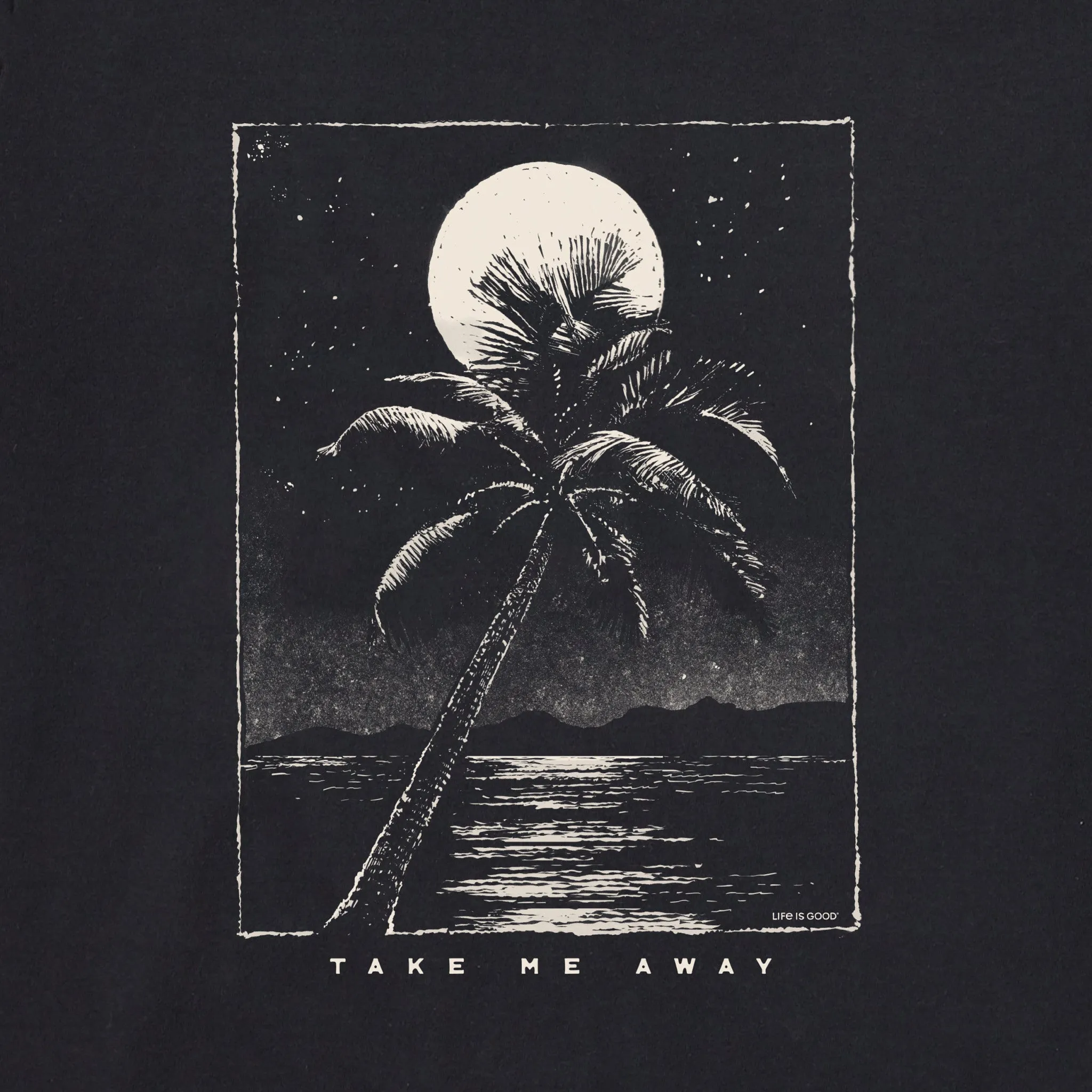 Men's Take Me Away Palm Short Sleeve Tee sold by Life is Good product image thumbnail 5