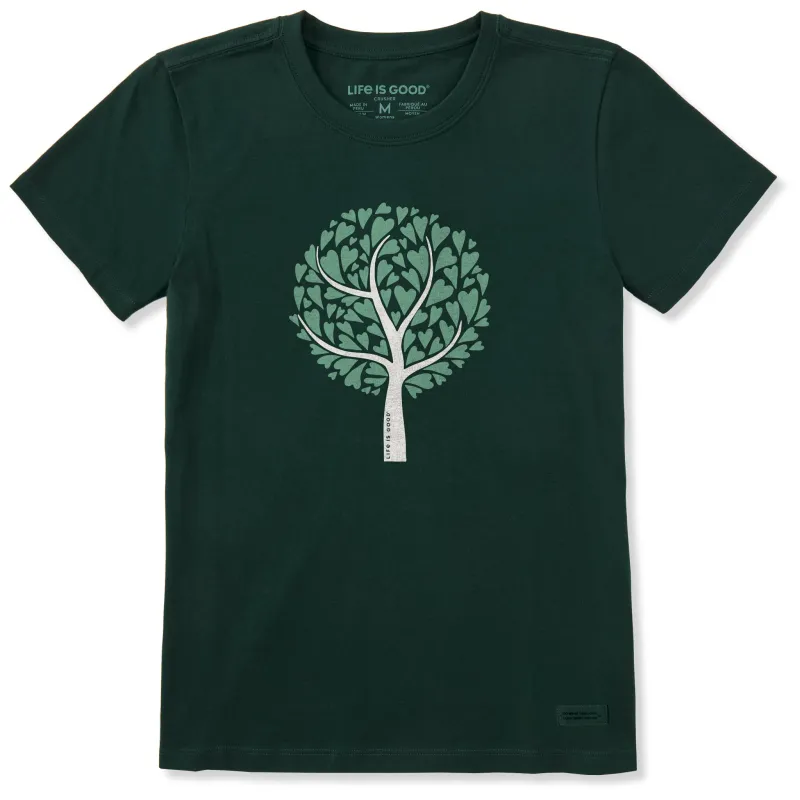 Women's Love Heart Tree Short Sleeve Crusher Tee sold by Life is Good
