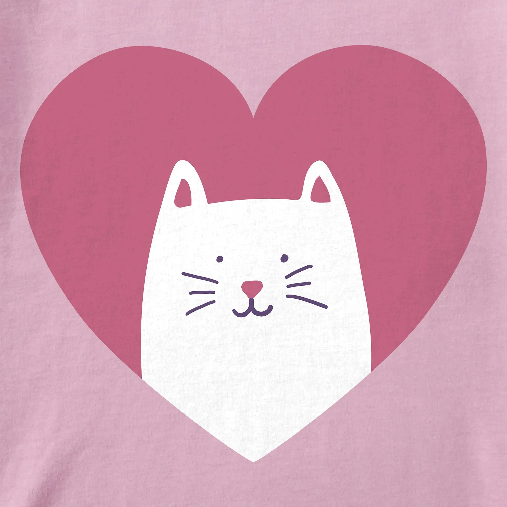 Women's Heart Cat Short Sleeve Crusher Vee sold by Life is Good product image thumbnail 2