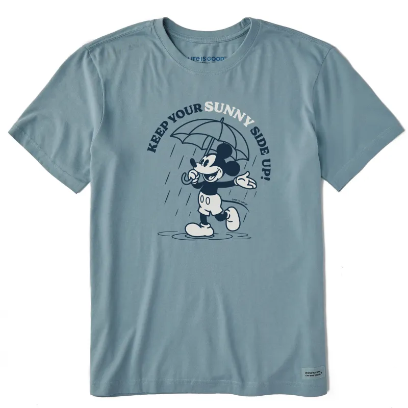 Men's Keep Your Sunny Side Up Willie Short Sleeve Crusher Tee sold by Life is Good