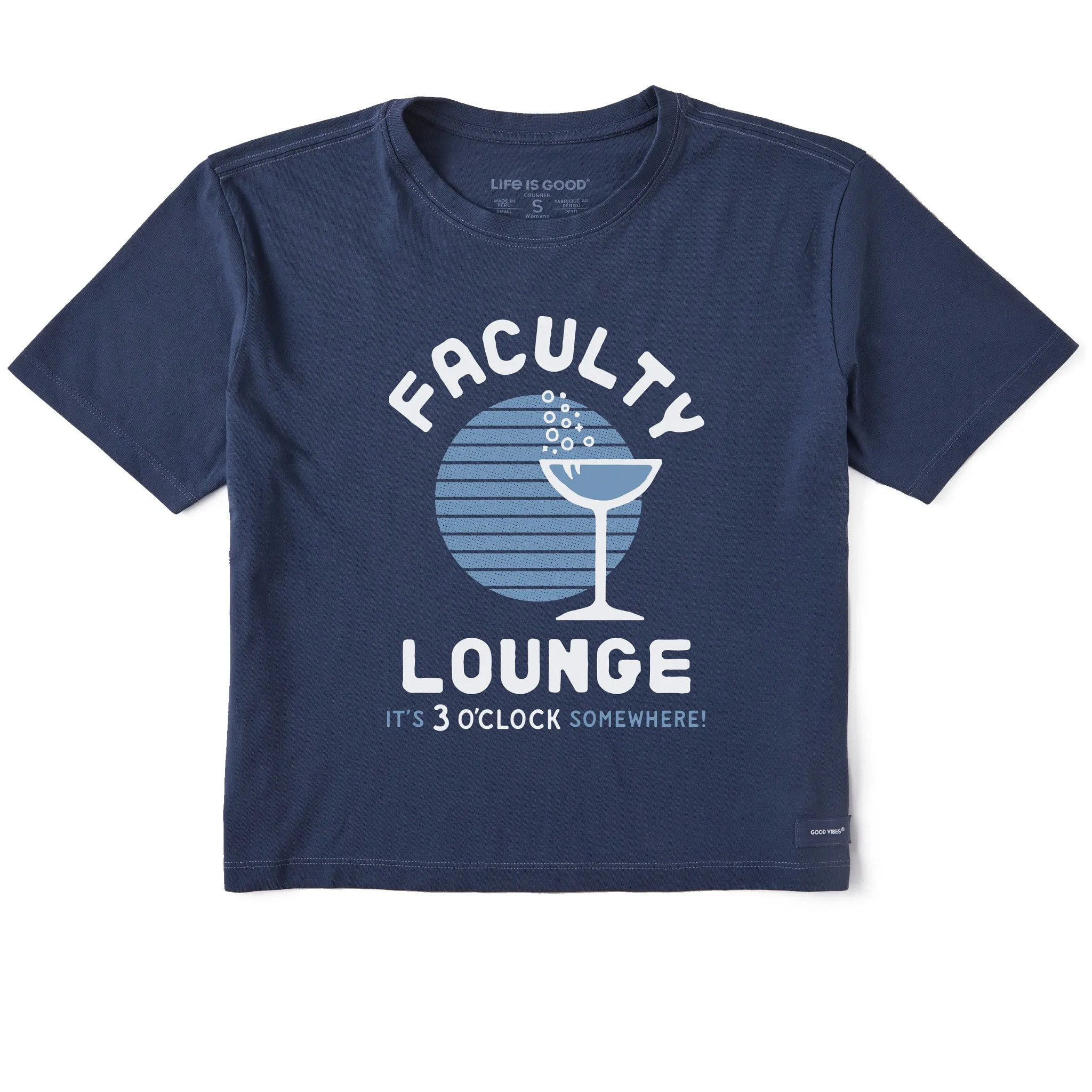 Women's Faculty Lounge Short Sleeve Crusher Boxy Tee sold by Life is Good