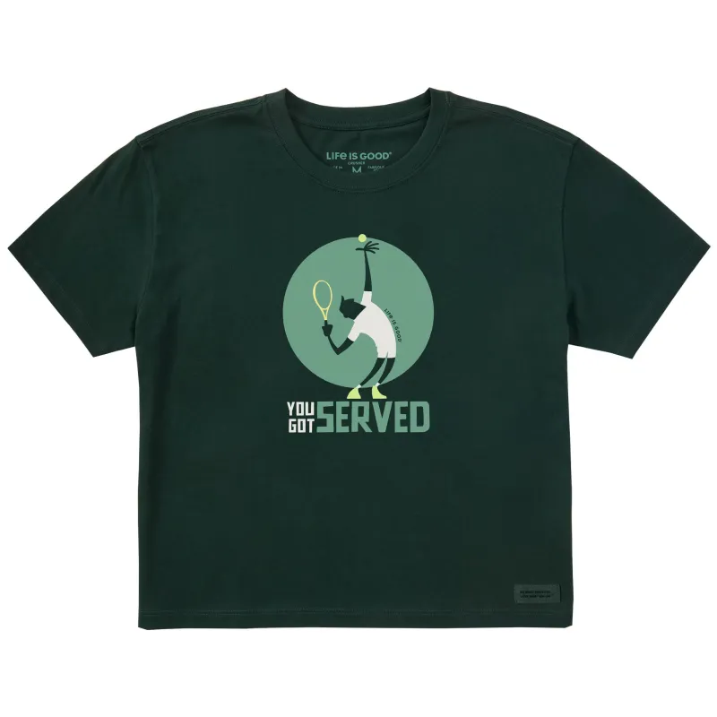 Women's You Got Served Short Sleeve Crusher Boxy Tee sold by Life is Good